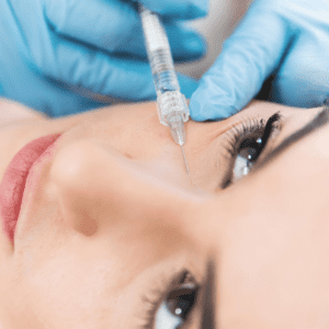 Image of tear through treatment to reduce dark circles