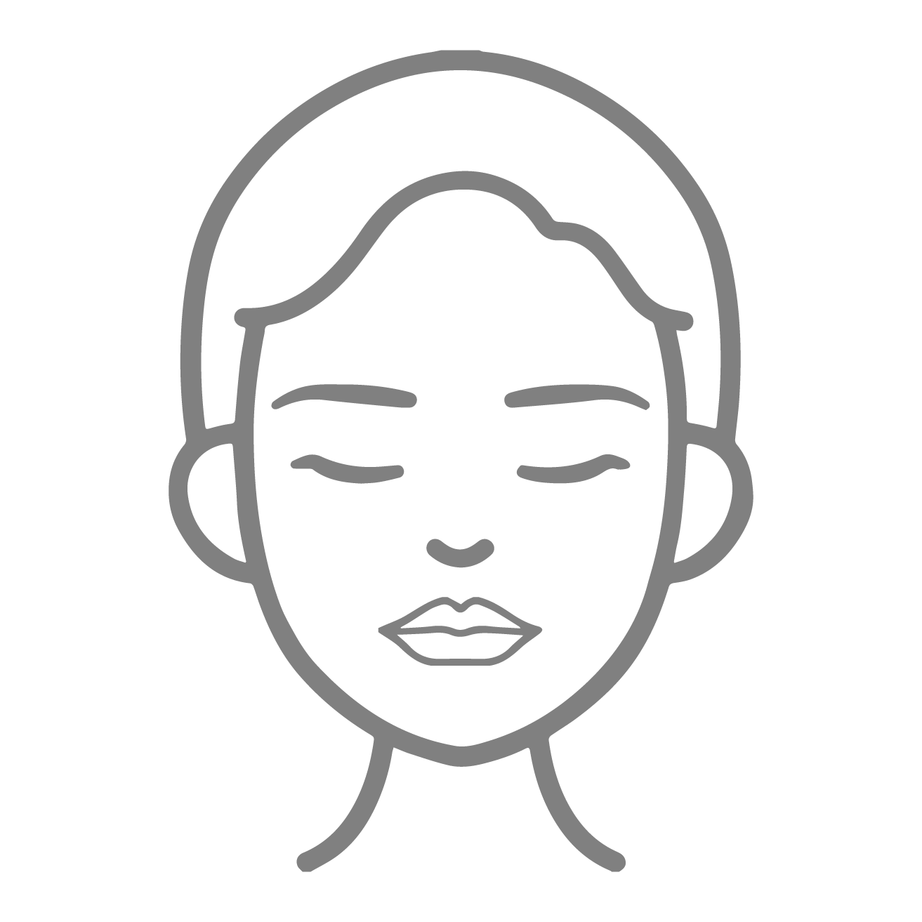 graphic icon of facial treatment