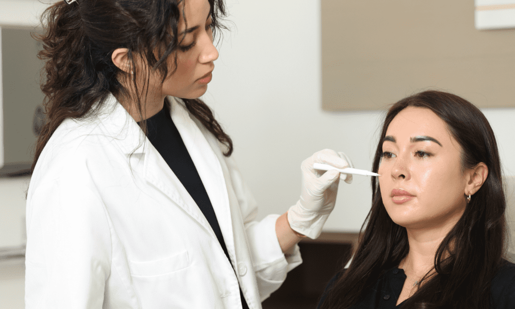 profhilo treatment being performed