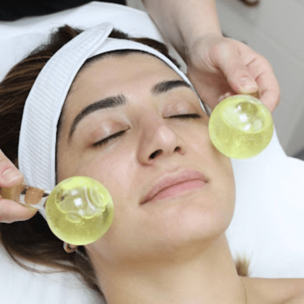 Champagne on ice facial