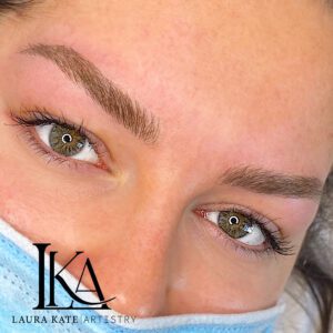 power brows result of a patient at Omniya Clinic London